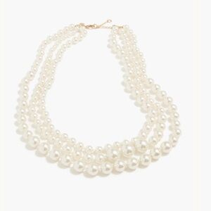 3-strand pearl layering necklace